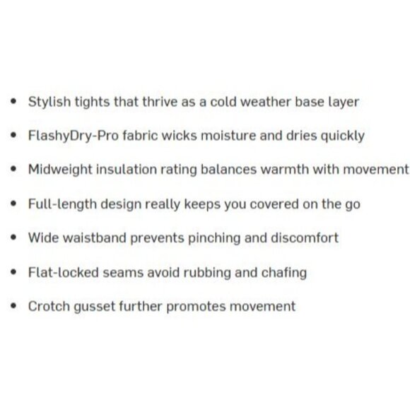 North Face Women's FD PRO 160 Tight Size XL Baselayer Black NWB Flash Dry Warmer - Picture 5 of 12